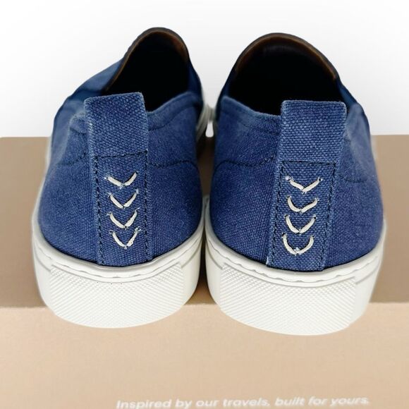 SOLUDOS MEN’S ALGARVE SLIP ON SNEAKER NAVY -‎ size 12- NIB main image 9
